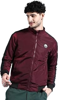 The Indian Garage Co Men Regular Fit Colourblocked Bomber Jackets Price In India
