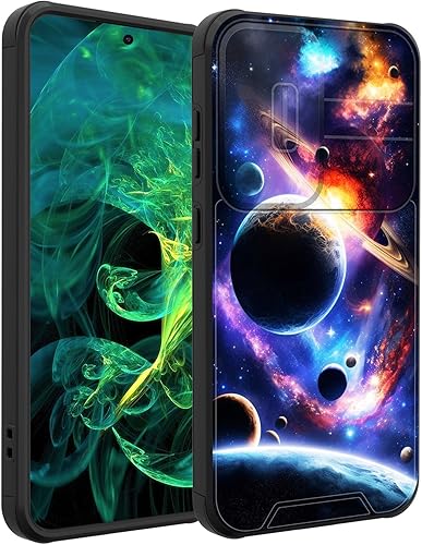 Miniatura 81 de Funda para Galaxy A17 5G con cubierta para cámara deslizante, resistente de doble capa híbrida a prueba de golpes, funda protectora resistente para