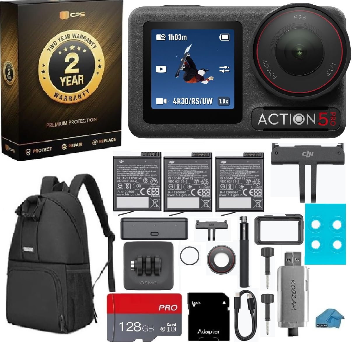 Osmo Action 5 Pro 4K Waterproof Camera