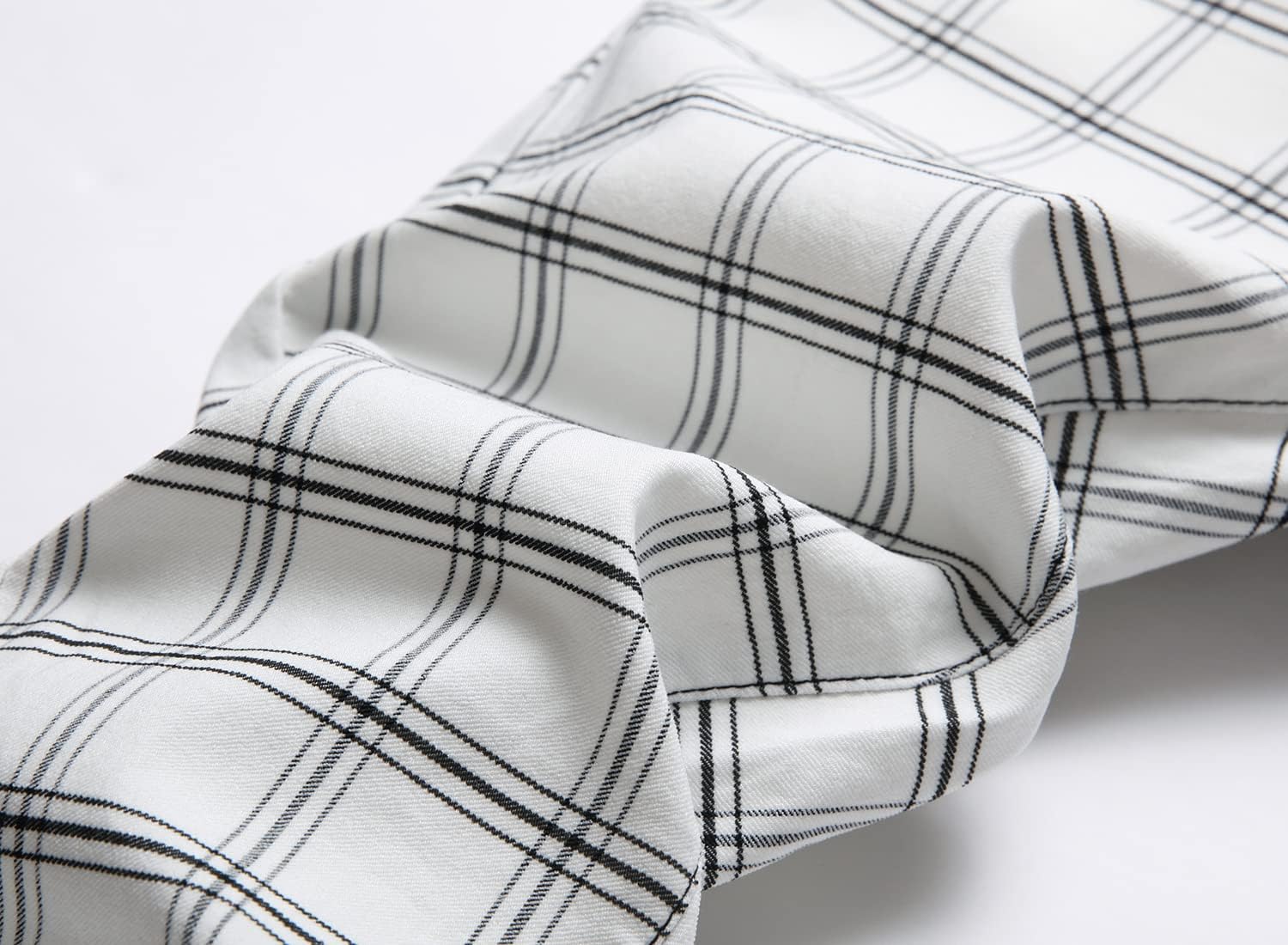 NOVOCCT Plaid Pants for Men - Skinny Mens Dress Pants - Stretch Slim Fit Business Casual Dress Chinos for Men - Image 4