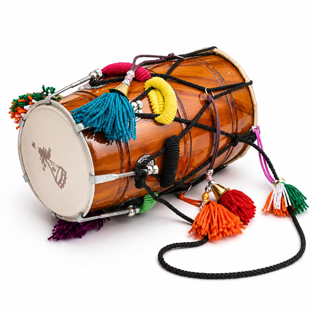 Bhangra Dhol aus Holz