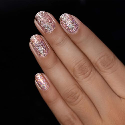 Miniatura 906 de ILNP Madison Ave Esmalte de uñas holográfico metálico rosa antiguo