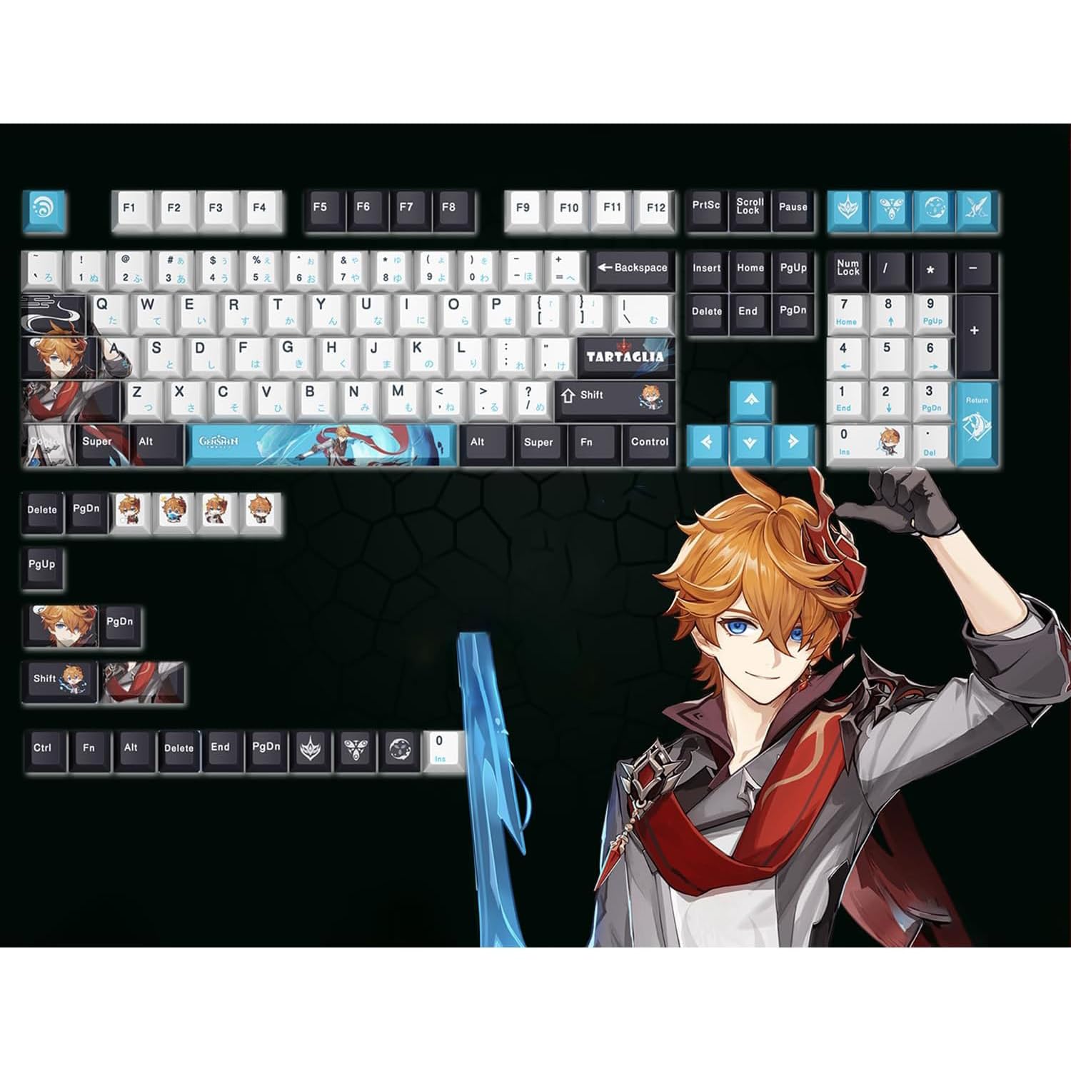 Amazon | げんしん 原神 周辺 日本語配列 シリーズ メカニカルキー