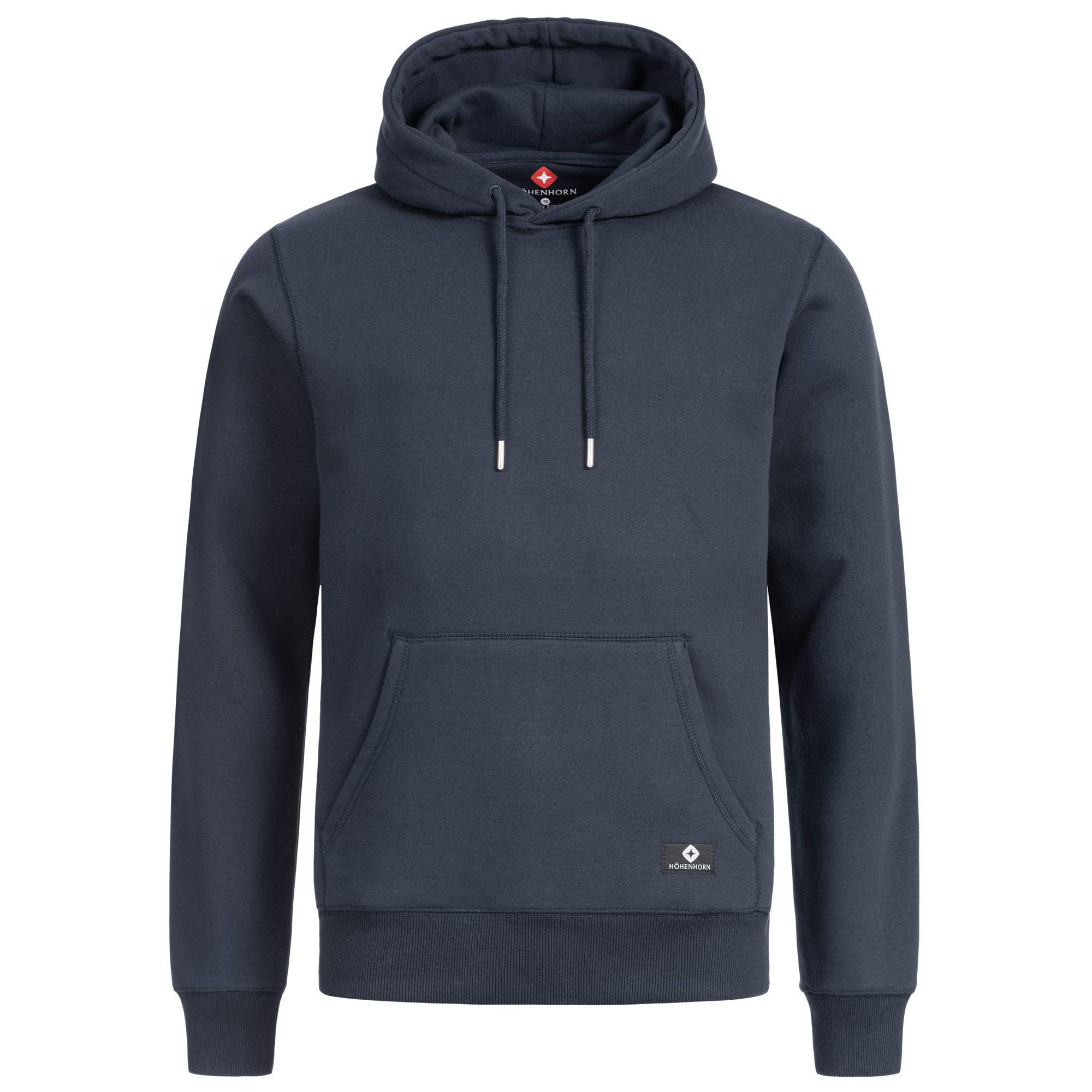 Höhenhorn Janga Hoodie Men's Hooded Pullover Hoody Sweatshirt Made of High-Quality Cotton, darkblue, 5XL