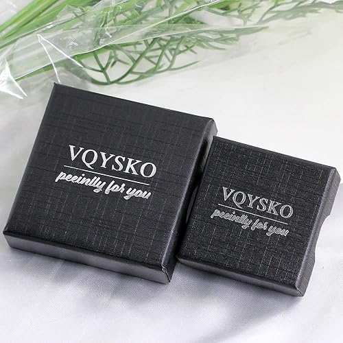 Miniatura 6 de Collar Vqysko con inicial en corazón pequeño, chapado en oro de 18 quilates, regalo personalizado para niña