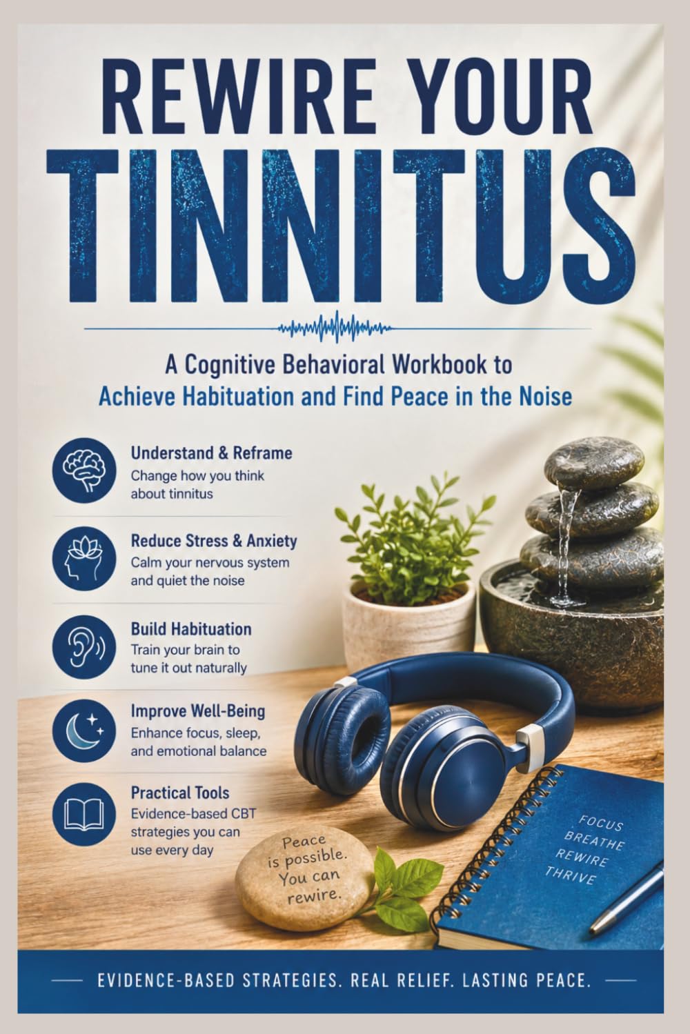 Rewire Your Tinnitus: A Cognitive Behavioral Workbook to Achieve Habituation and Find Peace in the Noise