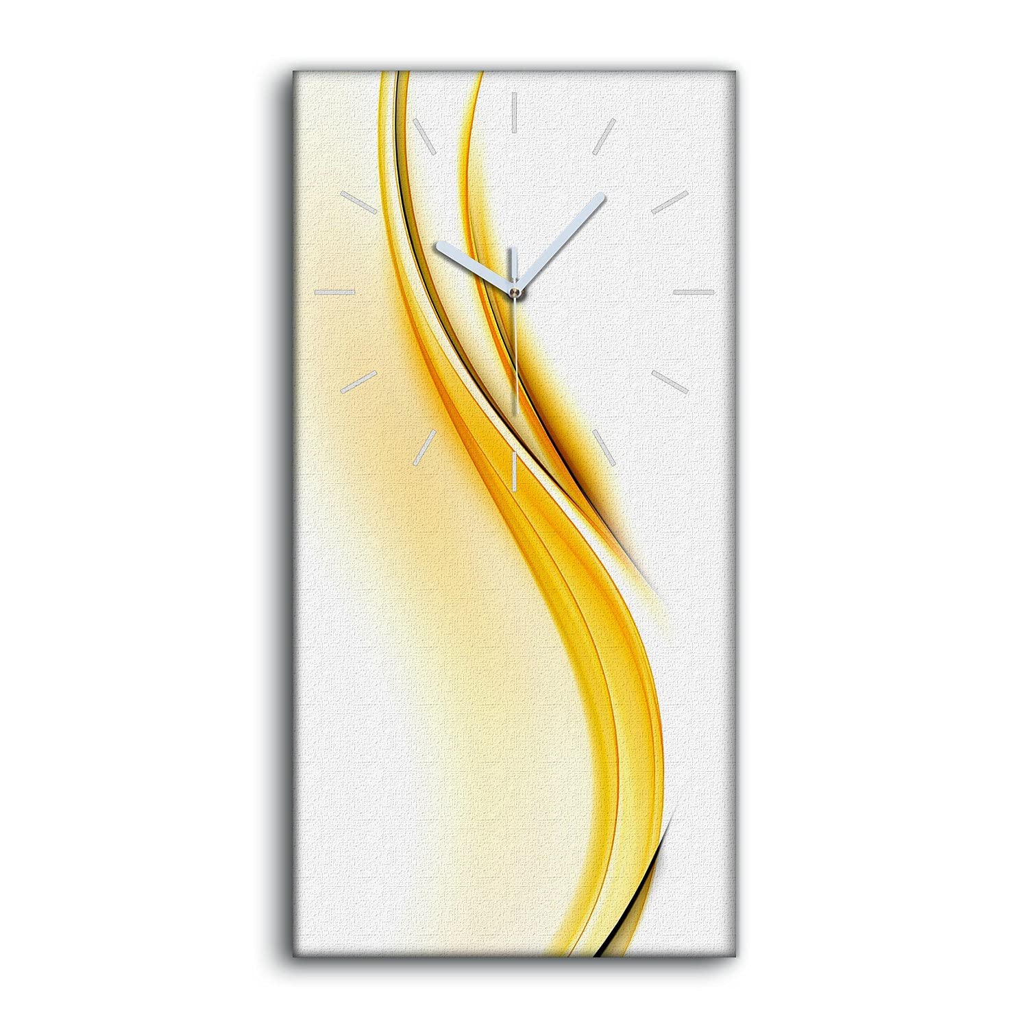 Horloge sur Toile de qualité supérieure 30x60cm œuvre d'art moderne pour décoration chic