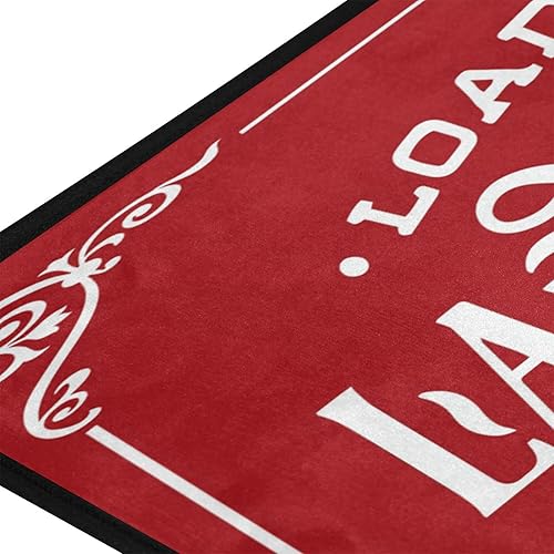 Miniatura 4 de Alfombra de pasillo de lavandería, decoración de granja, alfombras de cocina, alfombra de cocina, alfombra de lavandería, alfombra roja, 39 x 20