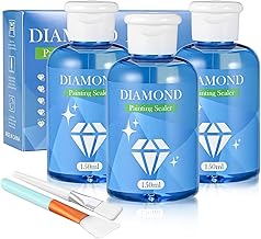Diamond Painting Sealant, 450 ml Diamond Painting Adhesive, Diamond Painting Accessories for Glitter Effect and Protection of Diamonds
