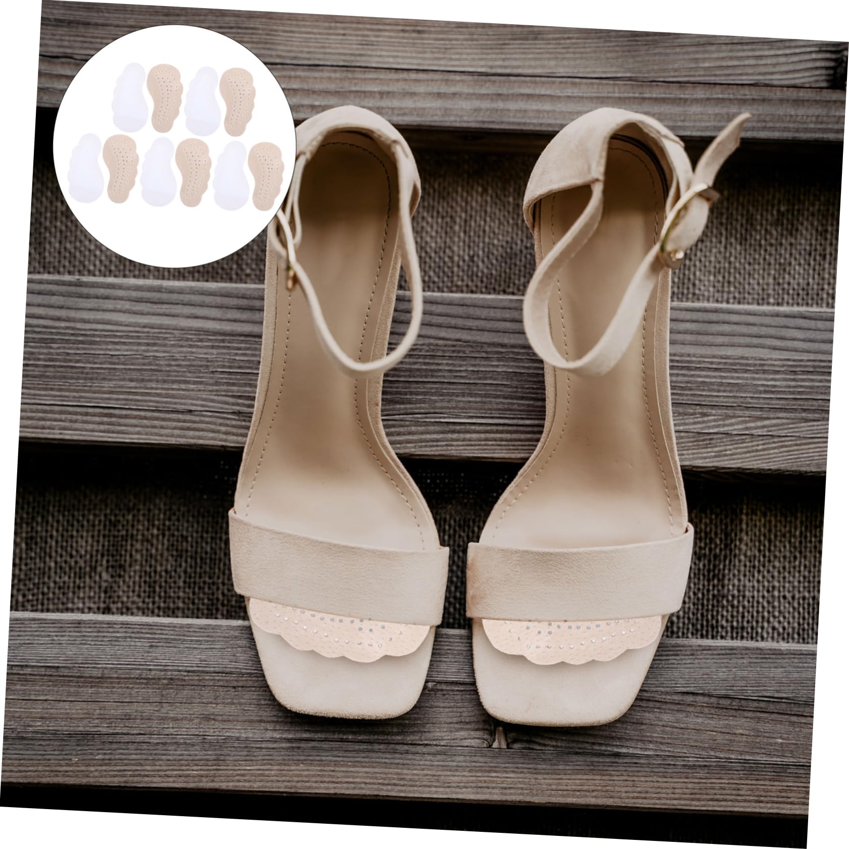 GLEAVI 25paare Einlegesohlen Für High Heels Fersenkissen Und Vorderfußpolster Und Selbstklebend Für Sommer Atmungsaktiv Und Druckentlastend