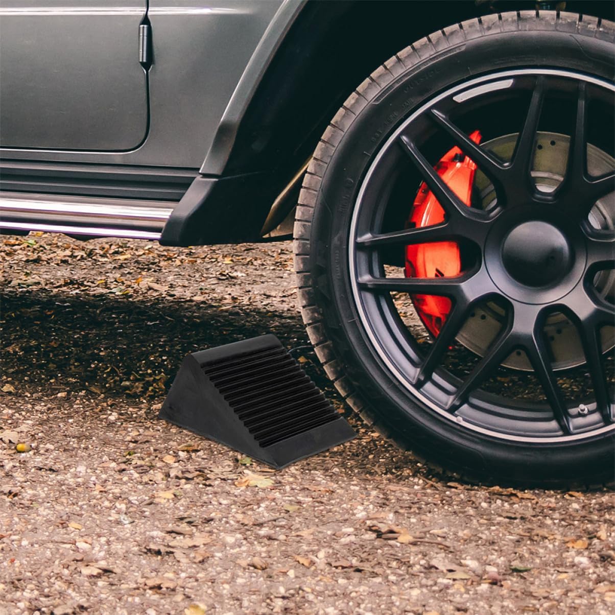 Triangular Wheel Chock Portable Rubber for Cars and Trucks
