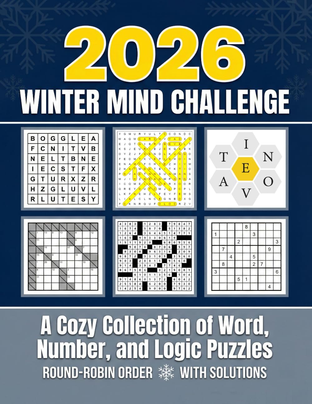 Winter Mind Challenge: A Cozy Collection of Word, Number, and Logic Puzzles
