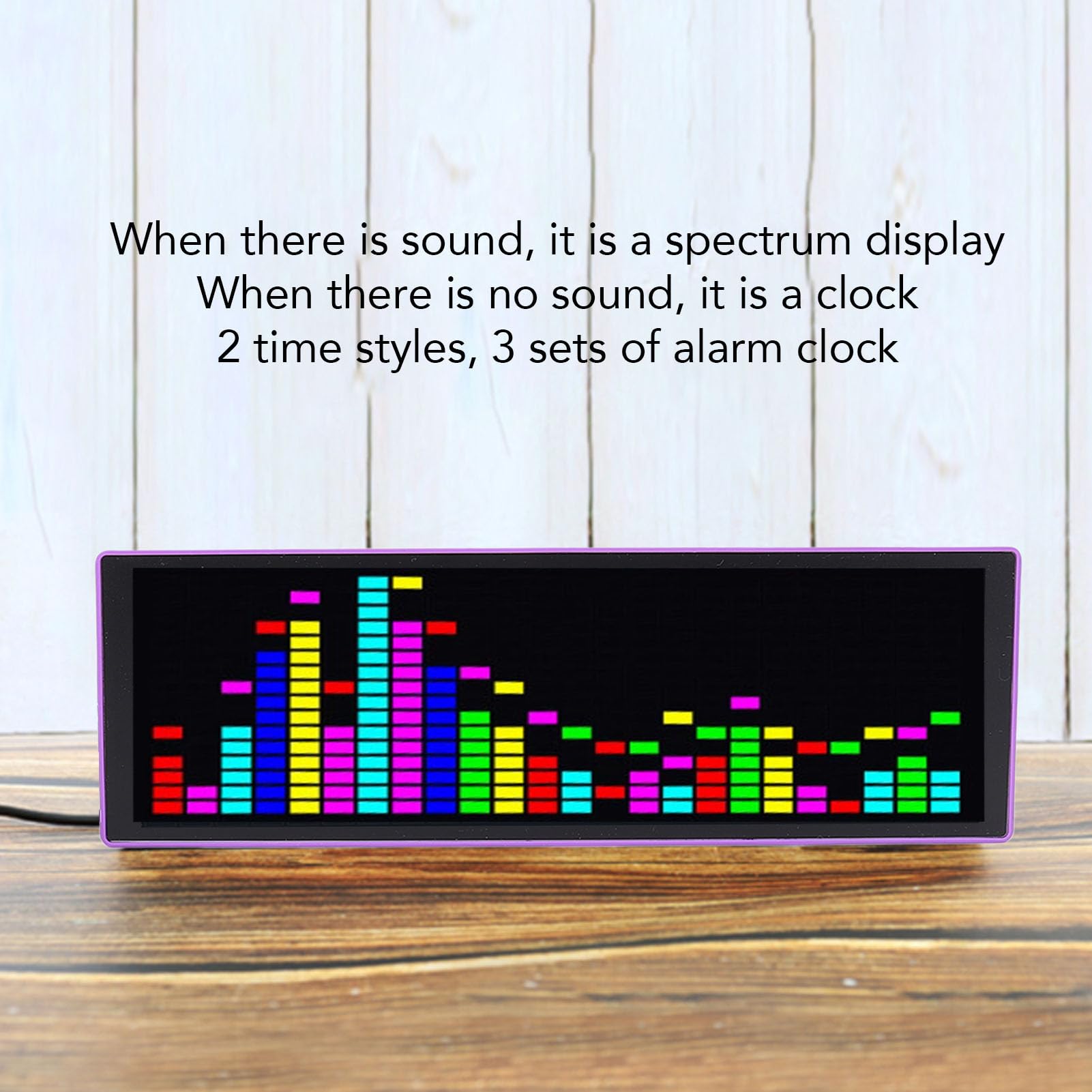 Diy Led Muziek Spectrum Display Kit 16x32 Ritme Verlichting Klok Temperatuur 8 Soorten Spectrum Modus Smd Solderen Project