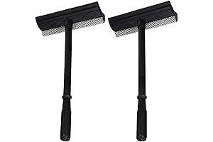 Black Duck Brand Window and Windshield Cleaning Sponge and Rubber Squeegee