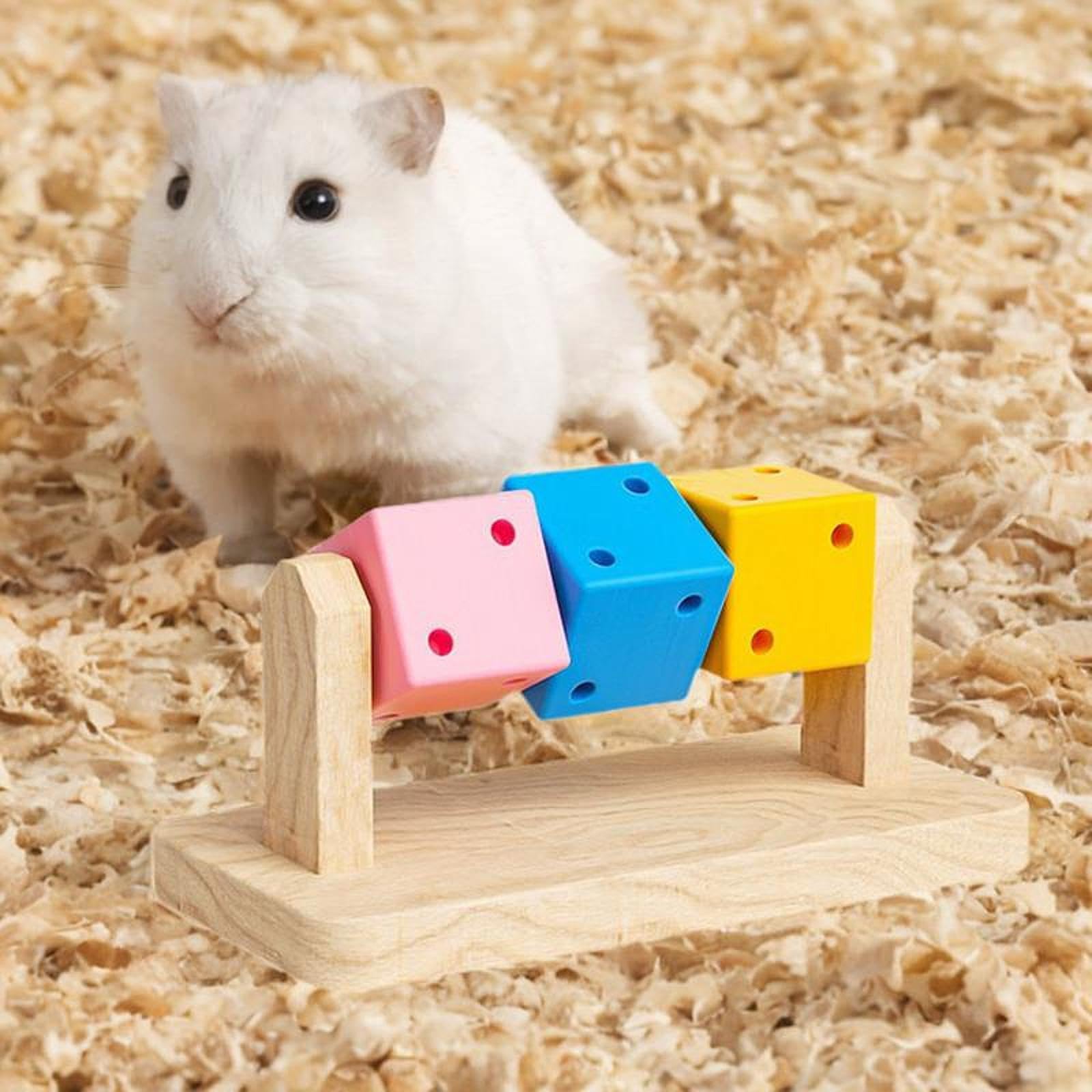 ハムスターゲージ、おもちゃ Amazon.co.jp: PEWETE ハムスターケージおもちゃ 噛むキューブ