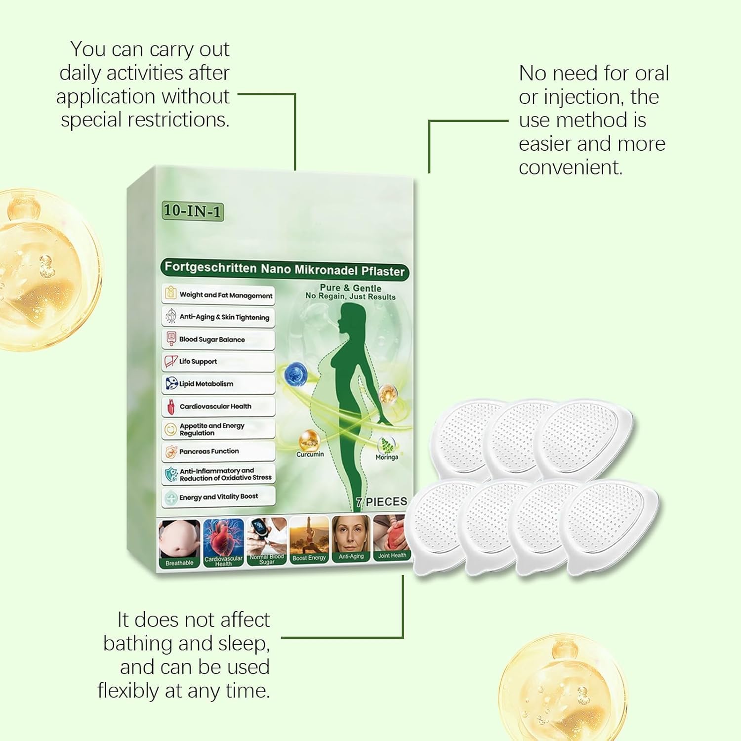 Amazon.com : HOKITANS Moringa Berberine Patches, Moringa 10-IN-1