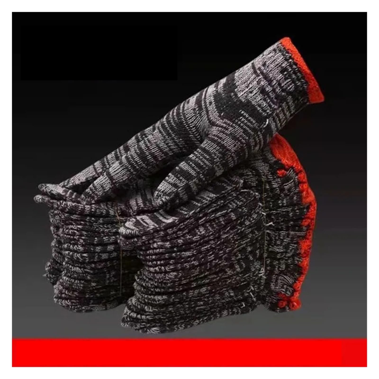 Verschleißfeste und schmutzabweisende Handschuhe for Maschinenreparatur, Baumwollfadenhandschuhe aus Baumwolle
