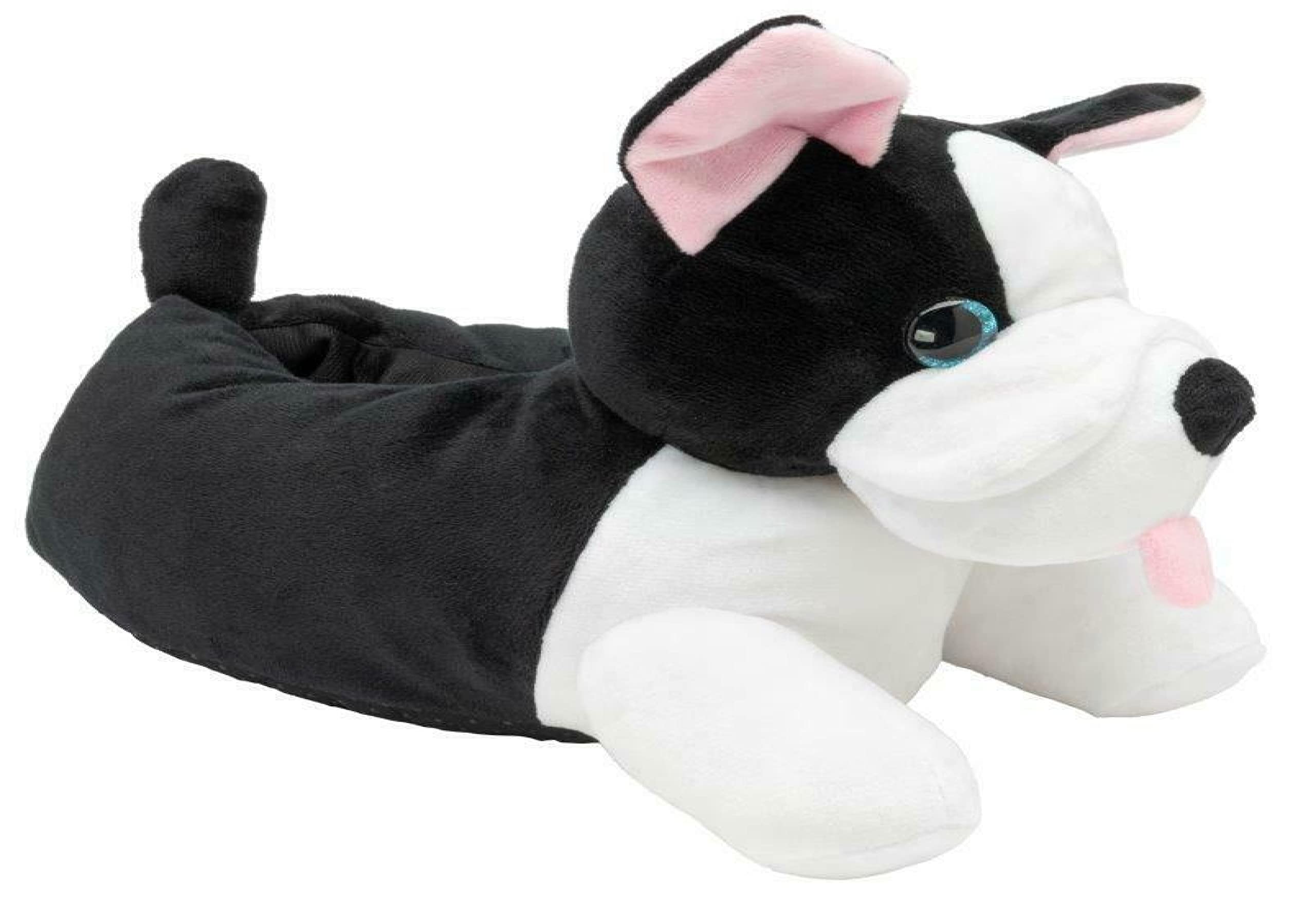 ZIGZAGLadies Girls British Footwear Kid Novelty 3D Pup Puppy Dog Fun Slip On Slippers