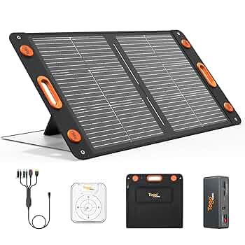 Amazon | Togo Power ソーラーパネル 100W 太陽光パネル 両面
