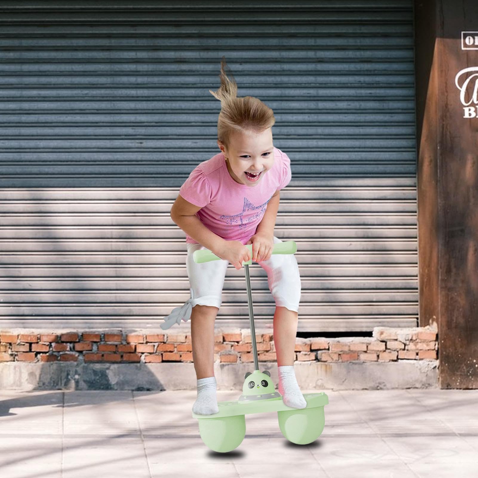 Skacząca piłka z rękawem, nadmuchiwana piłka do skoków dla | Odbijana karta leja z uchwytem,Outdoor Challenge Toys, gra skokowa z pompką powietrza dla dziewczyn dla