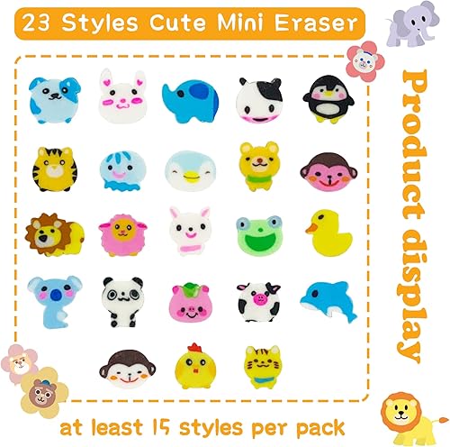 Vista 16 de 300 mini borradores espaciales, surtido de borradores novedosos a granel para recuerdos de fiesta, relleno de regalos, recompensa de trabajo escolar