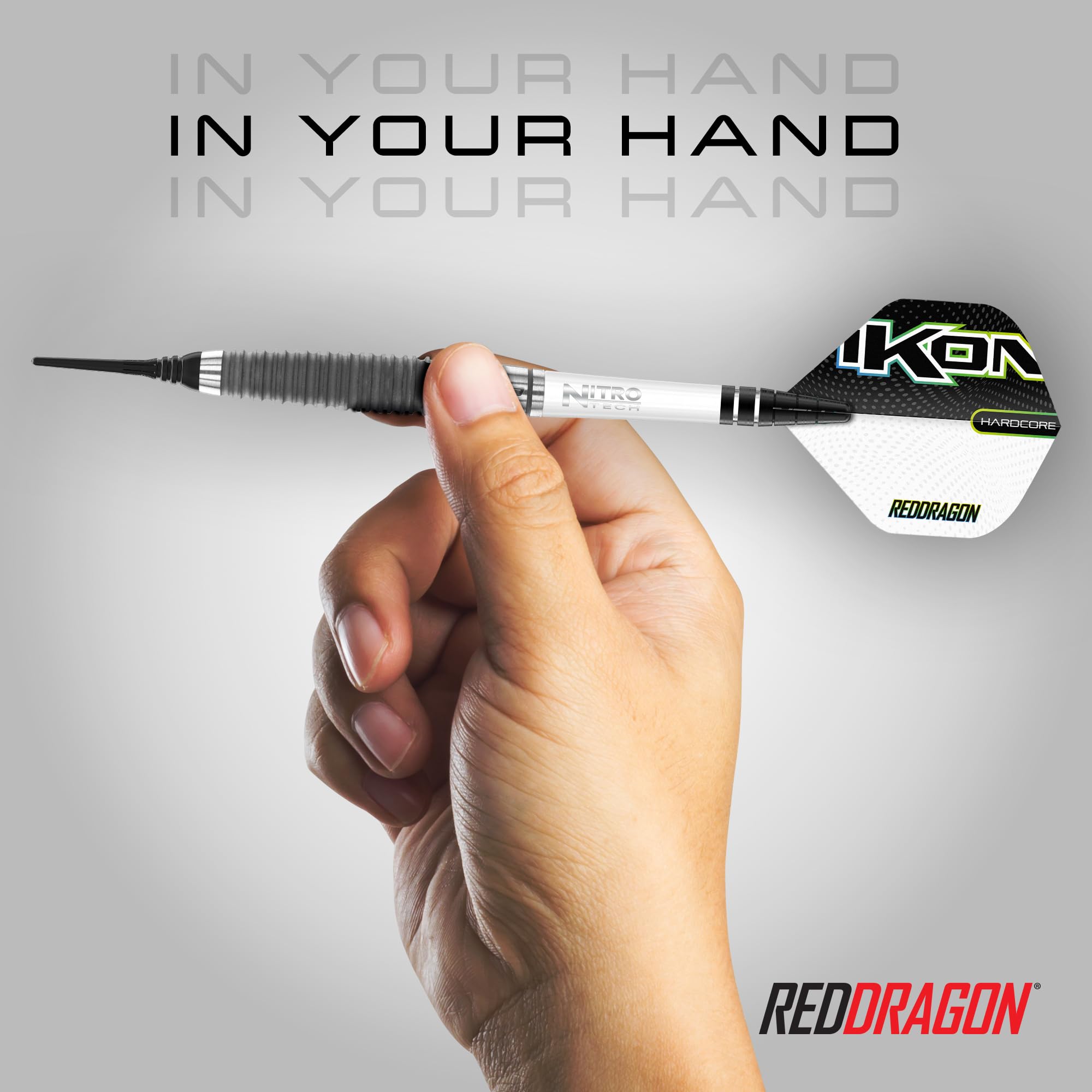 RED DRAGON Ikon Signature Series - Set Professionale di Freccette in tungsteno con Alette e fusti