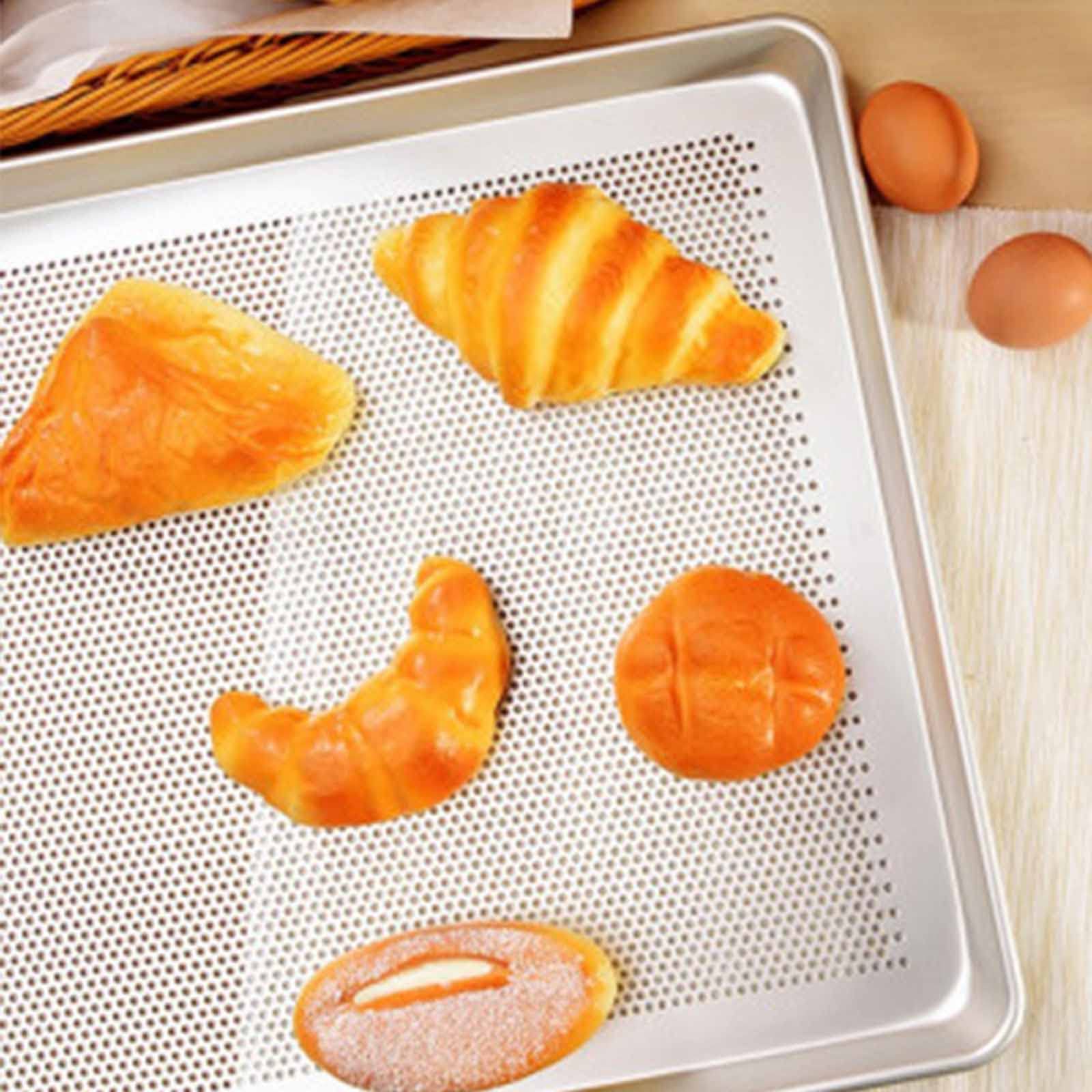Bandejas perforadas para hornear y secar tartas, bandejas para horno, pasteles, pizza, aleación de aluminio