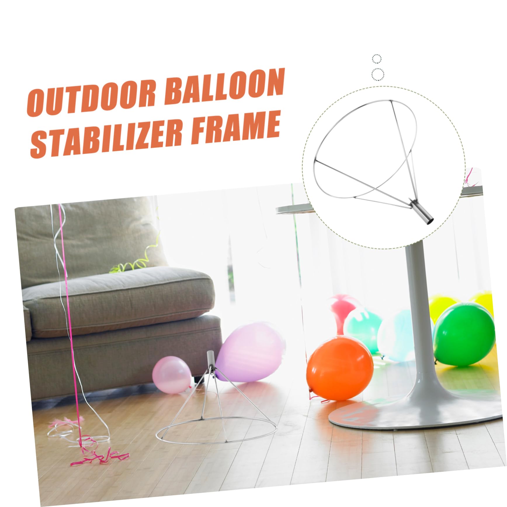 Soporte Estabilizador para Globo Gigante de Acero Inoxidable