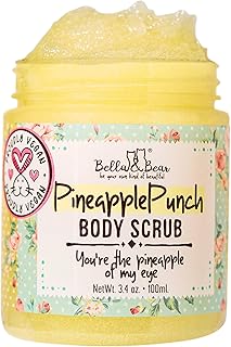 Bella & Bear Exfoliante corporal de piña, tam...