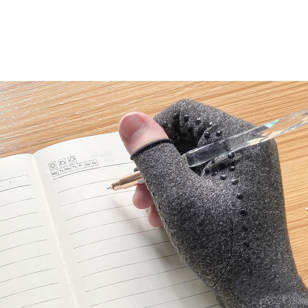 MEIION Premium Compressie Handschoenen Kompressionshandschuhe für fingerloser Winddicht und warm kann zum Tippen auf Einer Computertastatur oder Schreiben mit einem Stift verwendet Werden