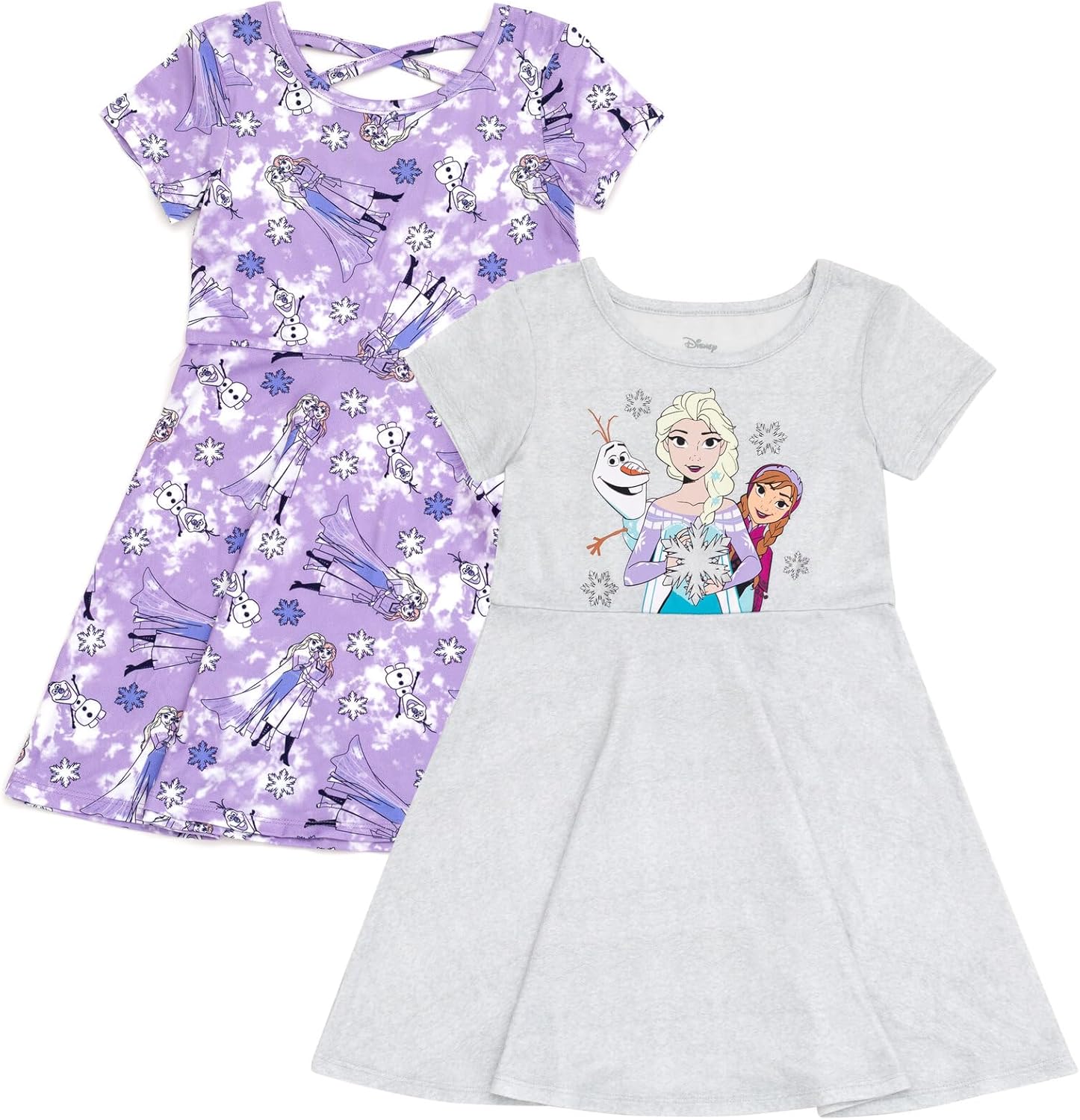 Disney 2 Pack Skater Dresses Infant to Big Kid Sizes (18 Months - 14-16)