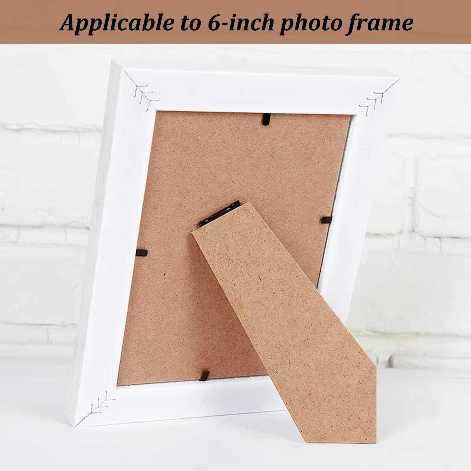 Set 12 Supporti Per Cornici Foto - Cavalletti Girevoli In Plastica Per Esposizione - Foto 11