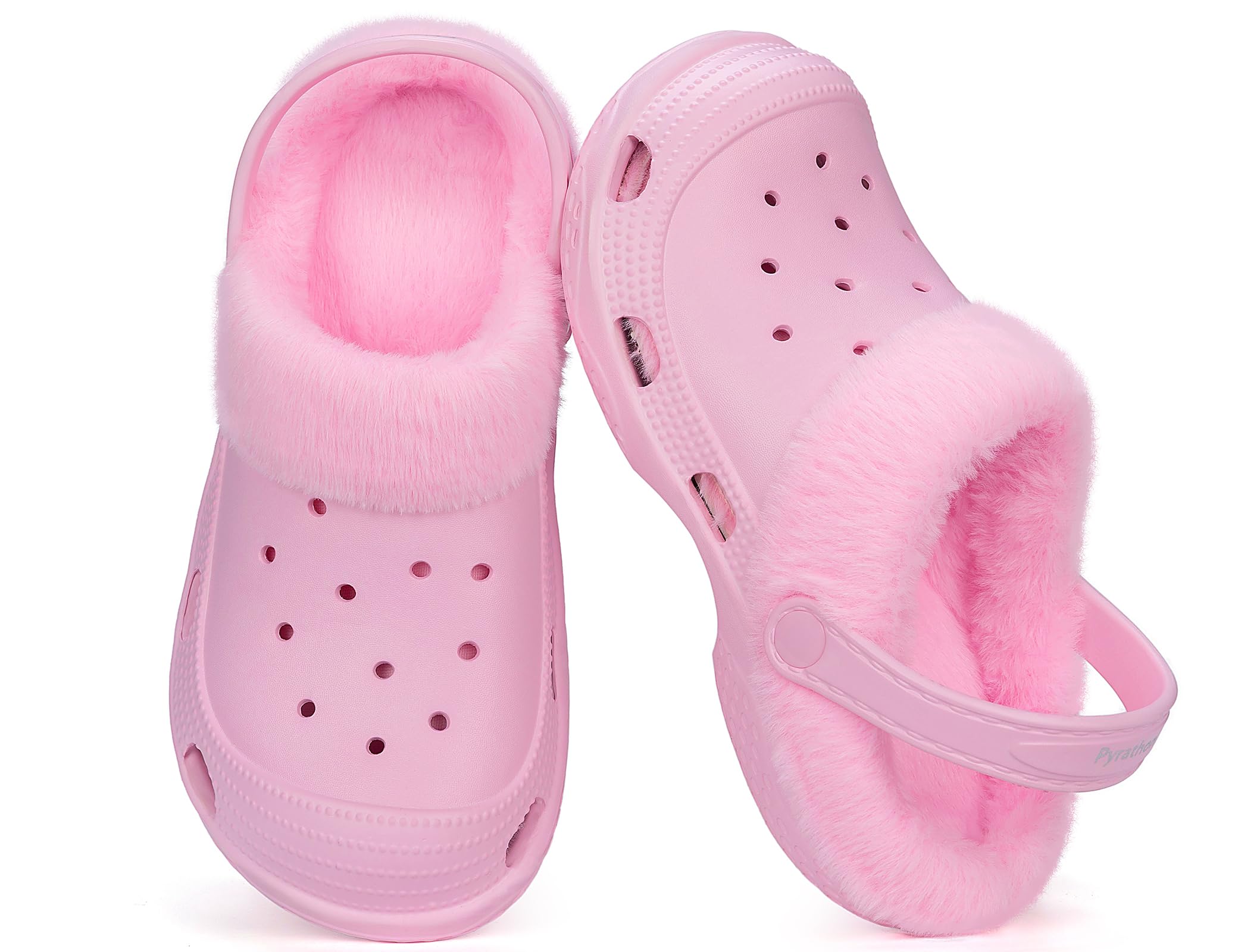 Pyrathon Damen Clogs Gefüttert Winter Hausschuhe Pantoffeln Slipper Winterschuhe 36-41EU