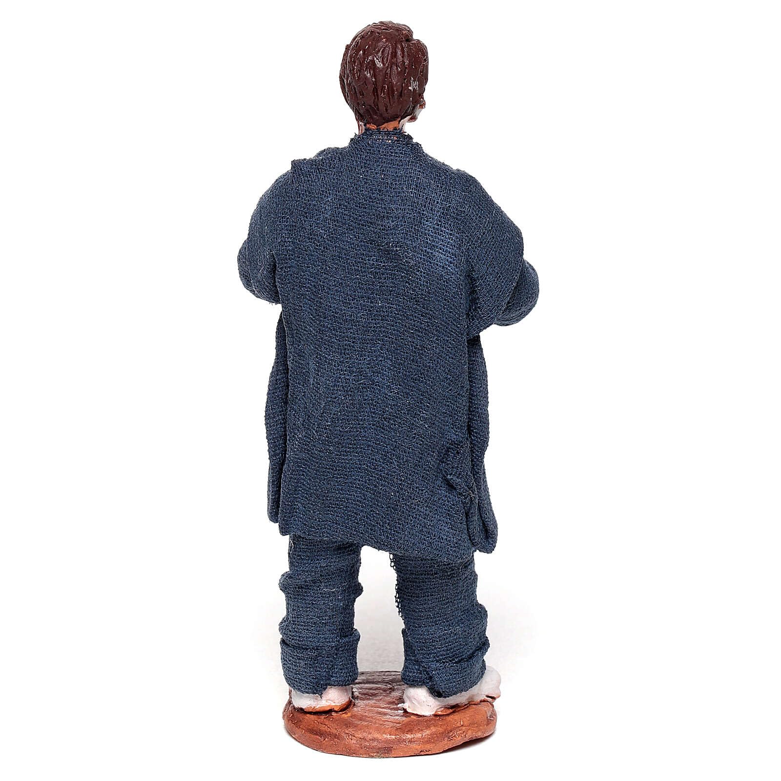 Holyart Presepe Napoletano: Infermiere mascherina presepe napoletano 10 cm terracotta