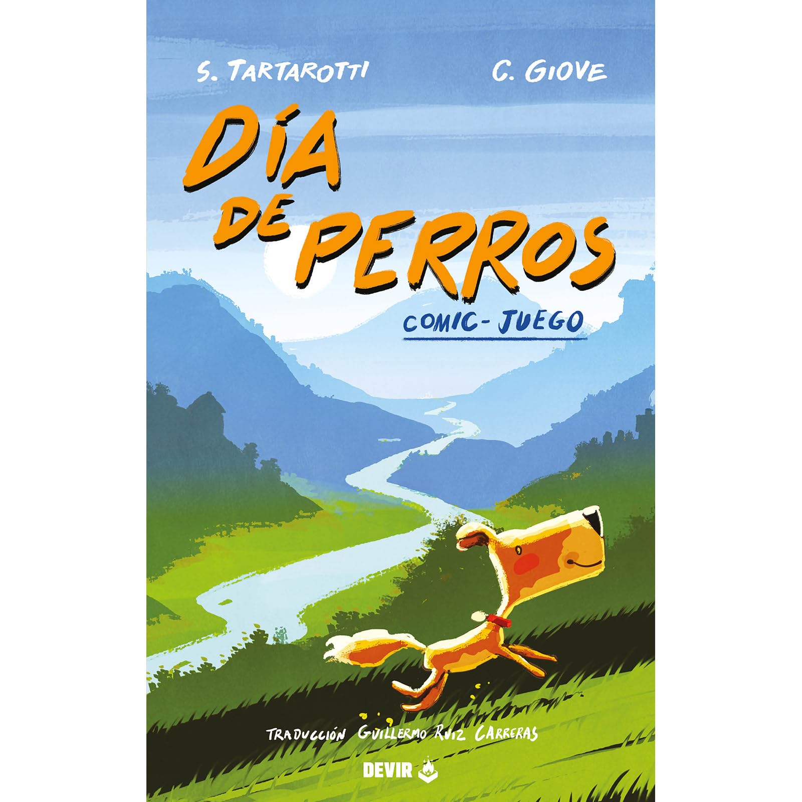 Devir - Día de perros, Comic Juego, Libro de Rol Interactivo, Juego en Solitario, Libro Juego, Juego para Dos, Juego para Niños, Comic Interactivo, Nueva Edición (PEDIA)