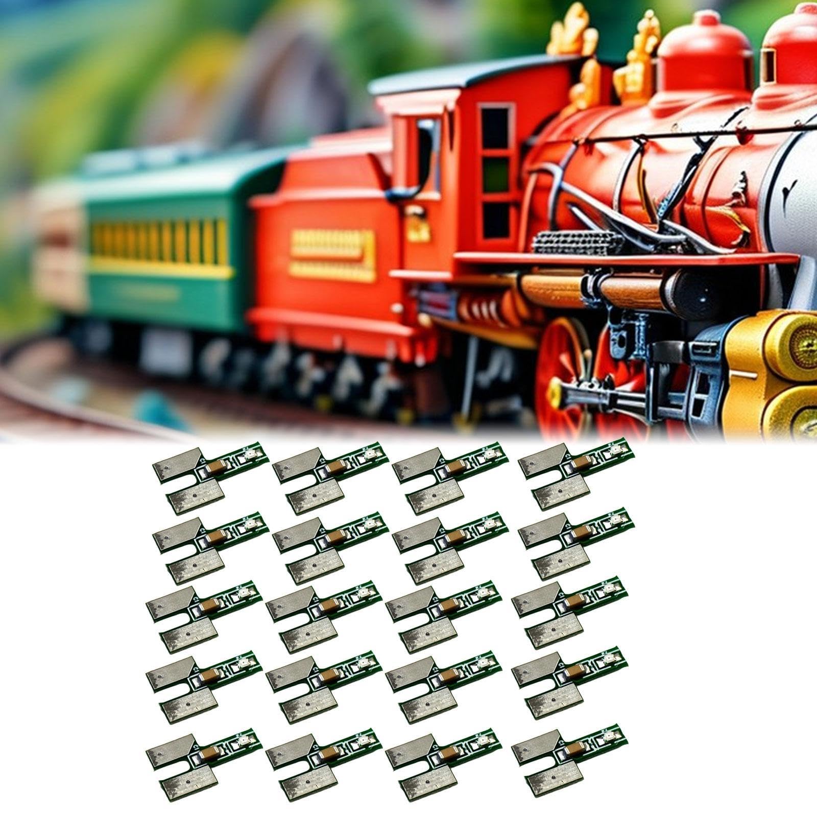 2 zestaw 20 modeli pociągów N skala lekka tablica solidne akcesoria do pociągów 1:160 DIY Accs