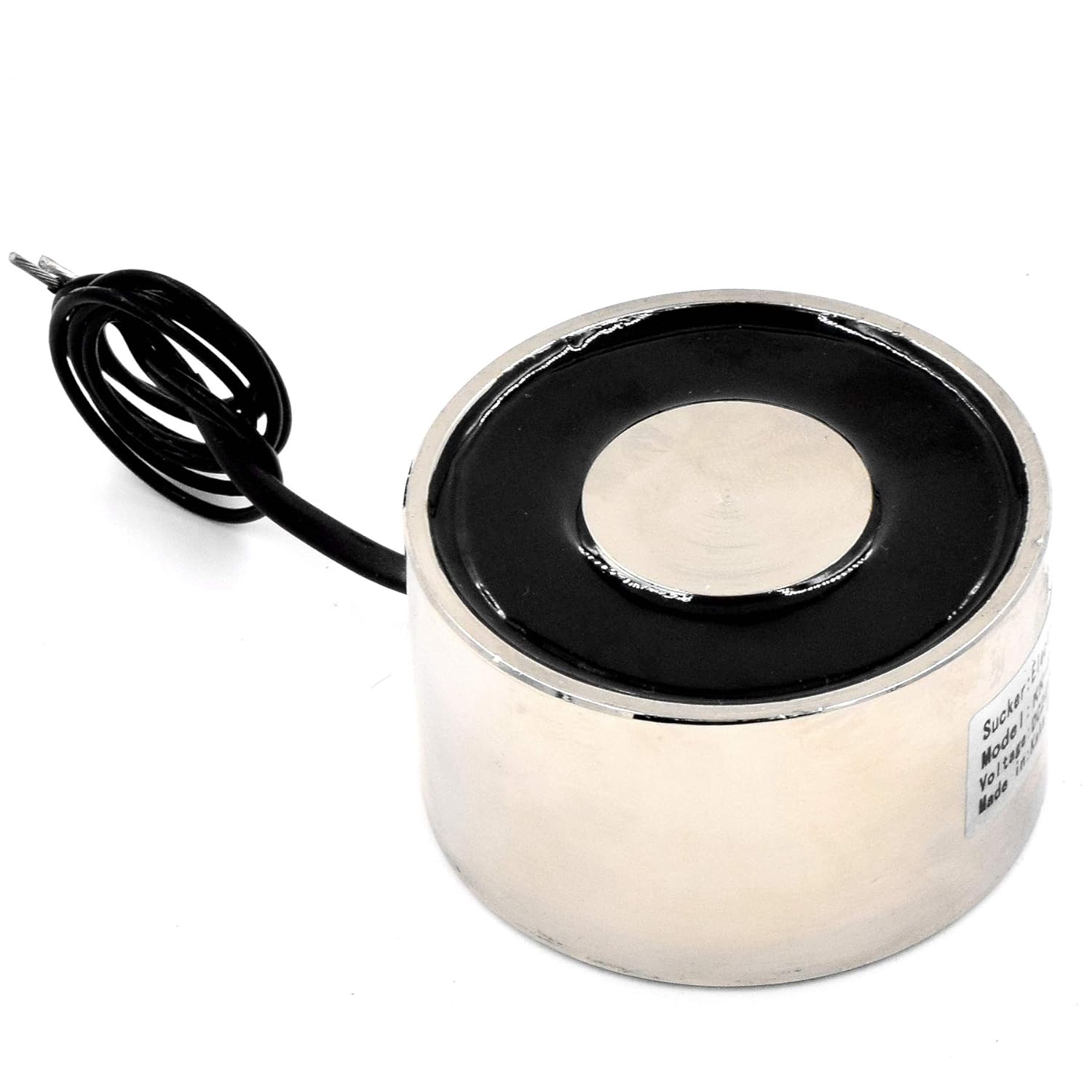DC 24V 700N 154LB/70Kg Suction Holding Sucker Round Electric Magnet Solenoid Lifting Cylinder Electromagnet 59 x 34mm
