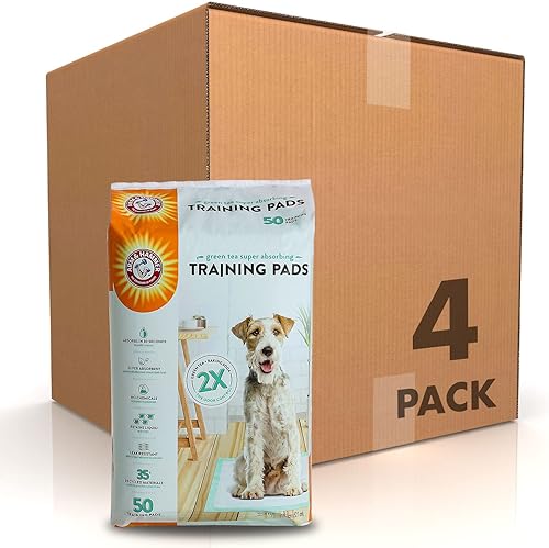 Miniatura 12 de Arm&Hammer - Almohadillas de entrenamiento para mascotas, 200 unidades, con té verde súper absorbente y bicarbonato de sodio Arm & Hammer