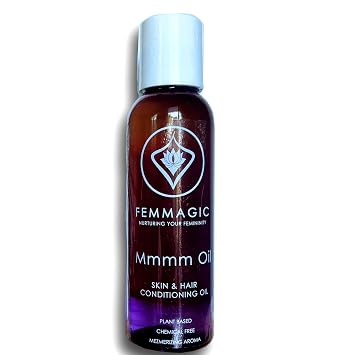 FEMMAGIC - Mmmm Oil, Exotic Aromatic Skin & Hair Oil, Nourishing Blend for Magical Glow, Hydrating Formula, All-Day Compliments & Radiant Shine, 2 oz