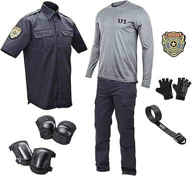 Amazon.co.jp: 公式 バイオハザード ユニフォームセット コスプレ