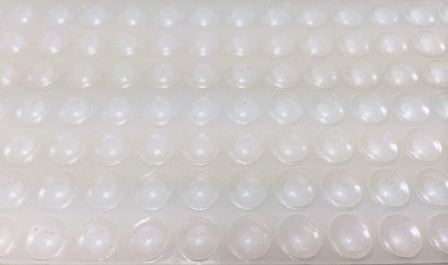 Isolate IT! Clear 0.335" (8.5mm) Dia x 0.085" (2.2mm) H Round Sound Deadening Cabinet and Furniture Bumpers - 900 Pack