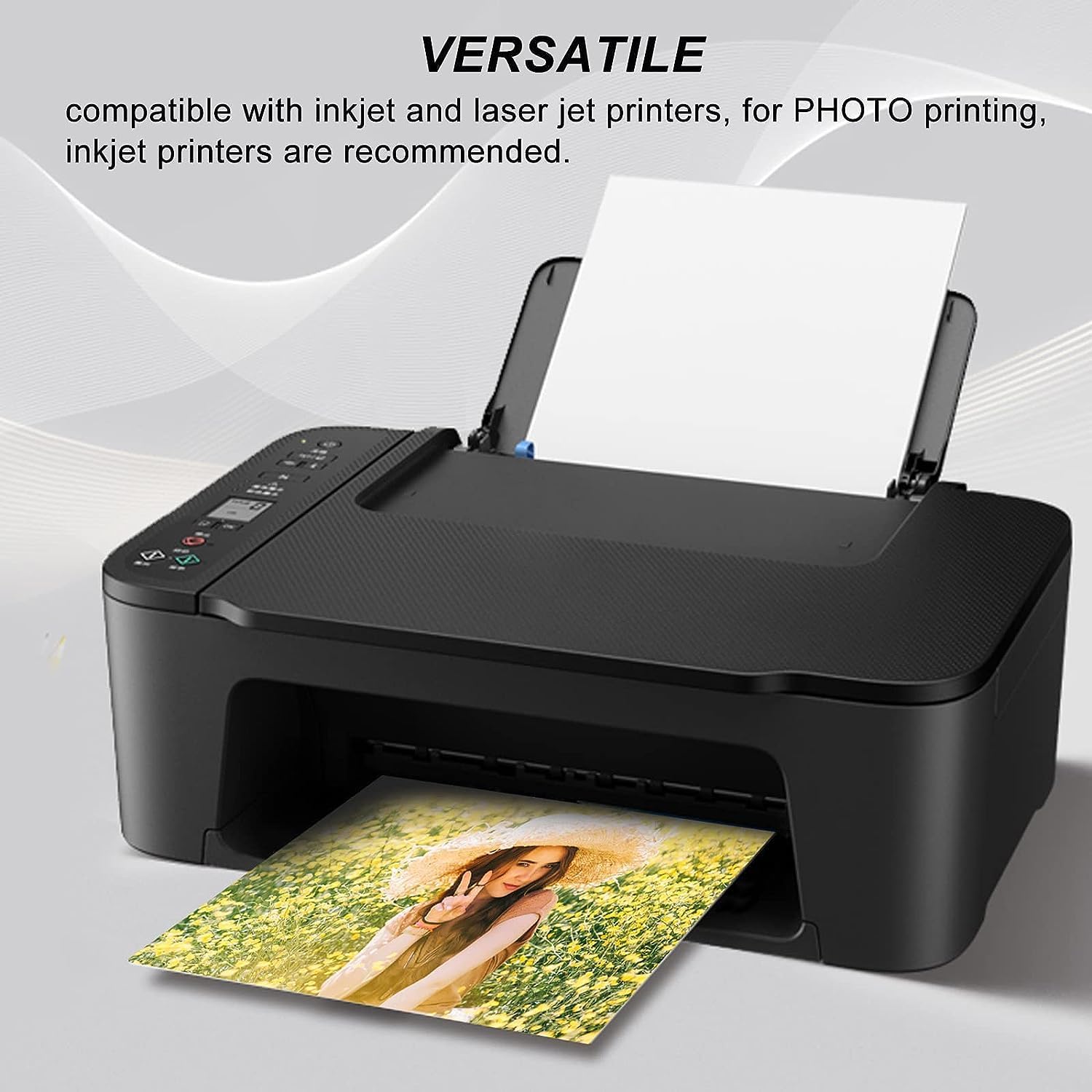 50 Sheets Glossy Sticker/Label Paper For Inkjet & Laser Printers - 8.5 X 11 Inches 4 thumbnail image