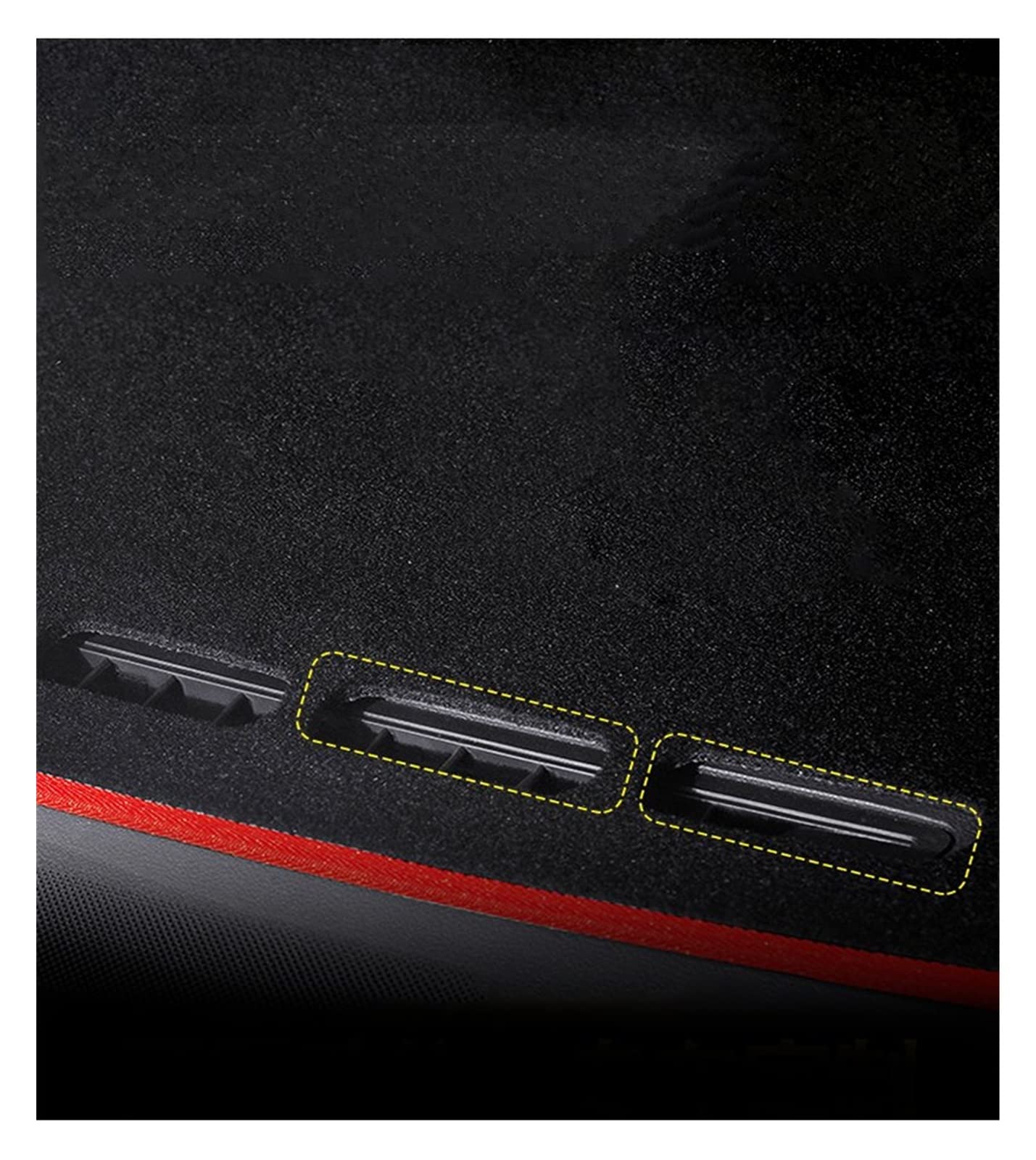Dashboard Cover Voor VW Voor T-CROSS Voor T CROSS 2018 2019 2020 2021 2022 2023 Auto Dashboard Cover Mat Zonnescherm Vermijd Licht Pad Accessoires Dashboard afdekking (Kleur : LHD zwarte kant