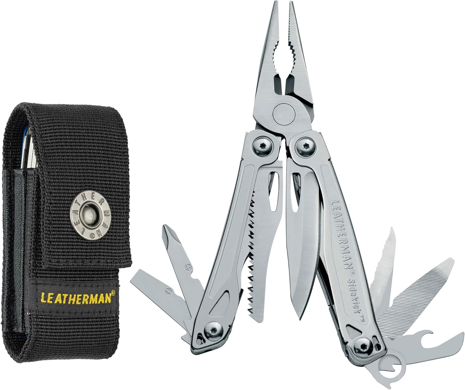 LEATHERMAN LT200 Sidekick Multipurpose DIY multitool with 14 built