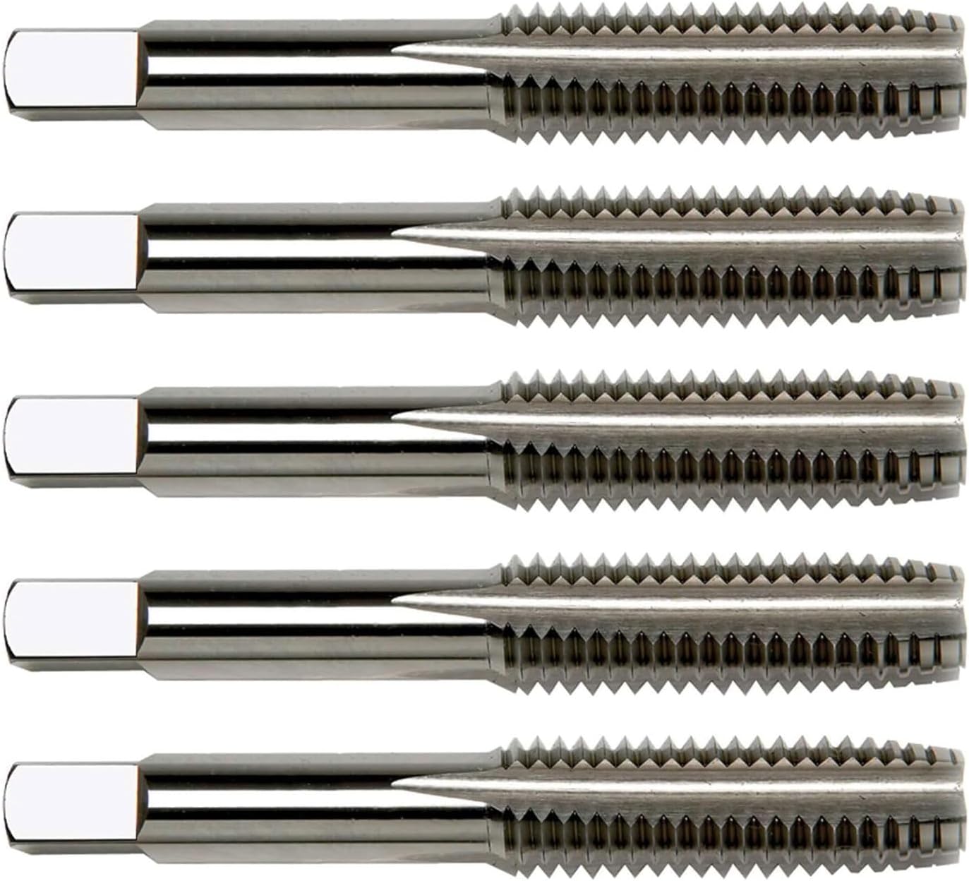 Sowa 5/8"-18 HSS Bottom Hand Tap – 5/8"-18 Thread, 4-Flute Bottom Chamfer, Bright Finish, 3-13/16" Overall Length