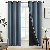 Vista 11 de SimpleHome - Cortinas opacas 100% para recámara, cortinas de ventana con ojales beige, con aislamiento térmico, cortinas de oscurecimiento