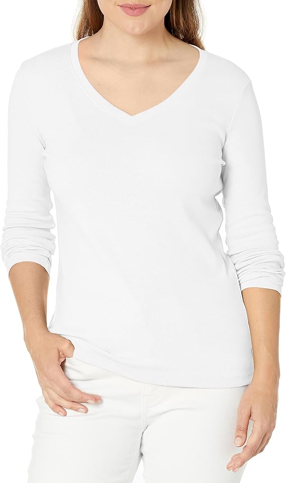 Long-Sleeve V-Neck T-Shirt 