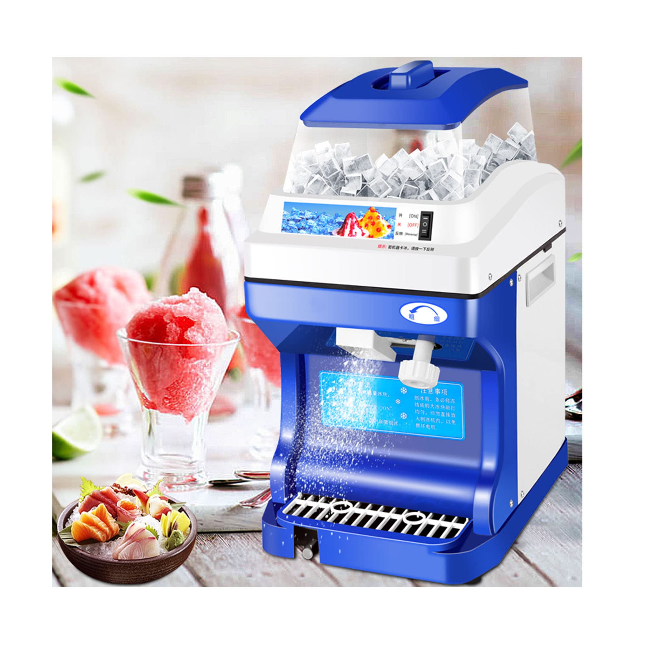 Amazon | 業務用かき氷器電動かき氷機 電動5KG大容量かき氷機かき氷