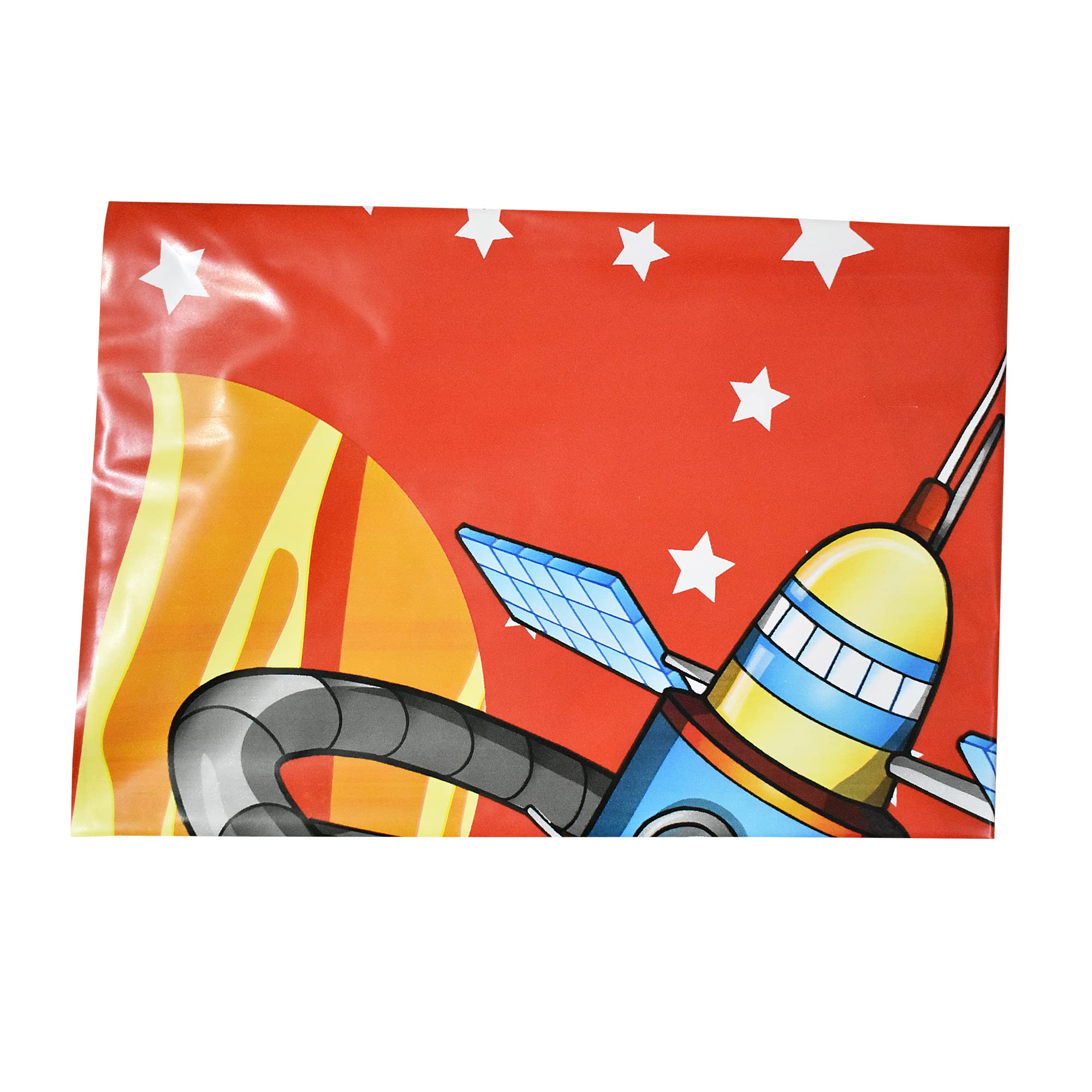 safe n cute Baby Waterproof PVC Plastic Sleeping Mattress Protector/Bed Protection/for Baby and Adult (Large, red)