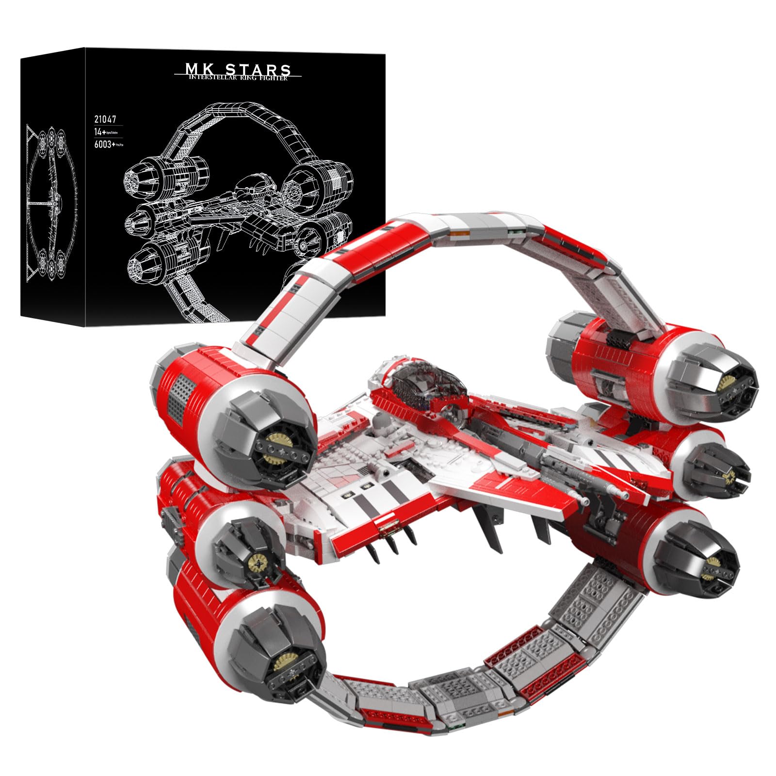 Set MOC ZITIANYOUBUILD Vaisseau Spatial Terran Science - 872 Pièces - MOC-144111